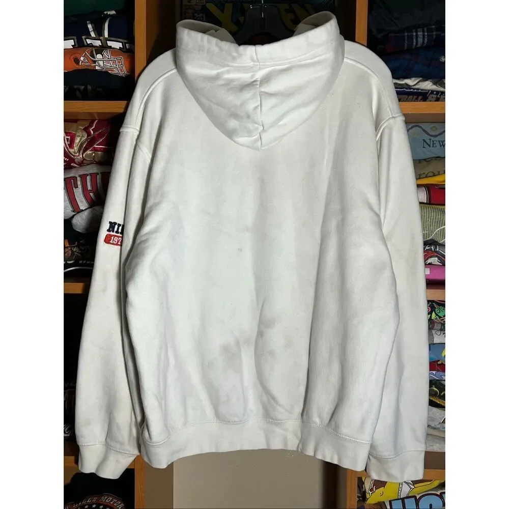 Vintage Y2K Nike Center Swoosh Embroidered Hoodie